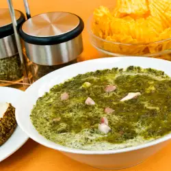 Nettle Soup with eggs