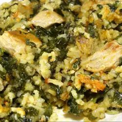Spinach with Rice and Pork