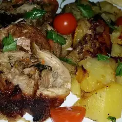 Roasted Pork with peppers