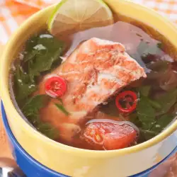 Fish Soup with onions