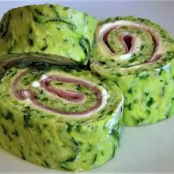 Spinach Roll with Fresh Spinach