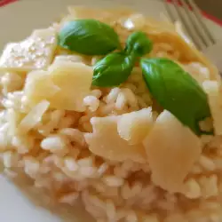 Risotto with basil