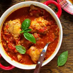 Rabbit Stew with Peppers