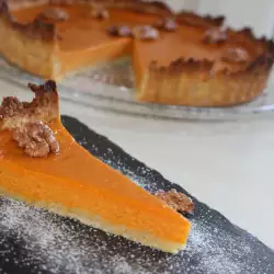 Pumpkin Pie with Cream