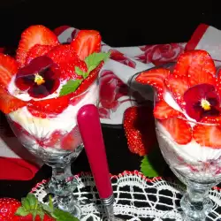 Dessert in a Cup with Strawberries