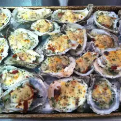 Oysters with Cheese