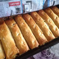 Strudel with butter
