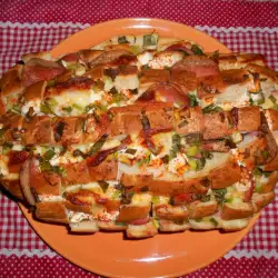 Stuffed Bread with Cheese and Feta Cheese