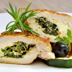 Rouladen with chicken breasts