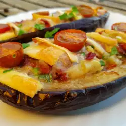 Baked Eggplant with Cherry Tomatoes