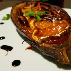 Stuffed Eggplants with Goat Cheese