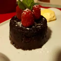 Microwave Chocolate Souffle