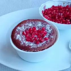 Wonderful Chocolate Soufflé with Pomegranate