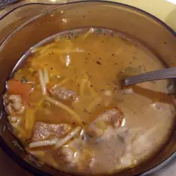 Pork Soup with cabbage