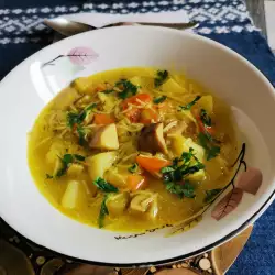 Healthy Soup with Vegetable Broth
