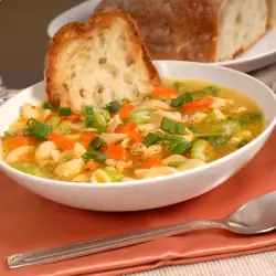 Vegetable Soup with olive oil