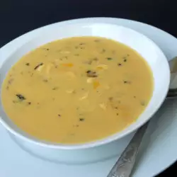 Mushroom Soup with savory
