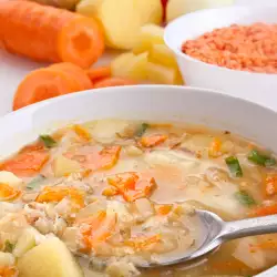 Vegetable Soup with Cabbage and Potatoes