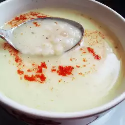 Milk Soup with eggs