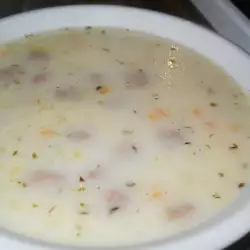 Minced Meat Soup with Vegetable Broth