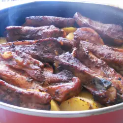 Oven-Baked Pork Belly with Potatoes