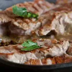 Oven-Baked Pork with Milk
