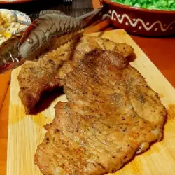 Steaks with savory