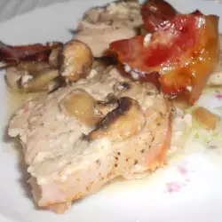 Oven-Baked Pork with Mushrooms