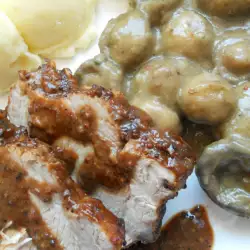 Pork Sirloin with Mushroom Sauce