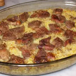 Juicy Pork with Rice in the Oven