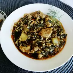 Pork with Leeks and Dill