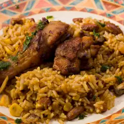 Wings and Rice Casserole