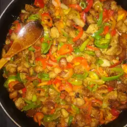 Pork with Onions and Peppers