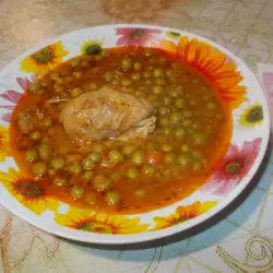 Pork with Canned Peas