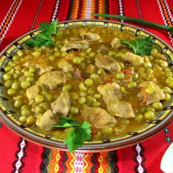 Pork and Peas with Tomatoes
