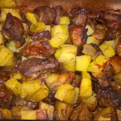 Pork with Baked Potatoes