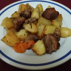 Potatoes with Meat and Wine