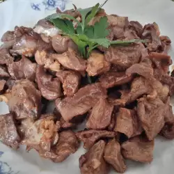 Pork Hearts with Butter