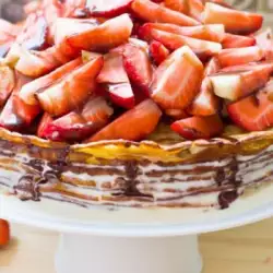 Pancake Cake with Cream