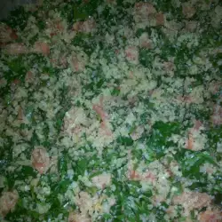 Tabbouleh with olive oil