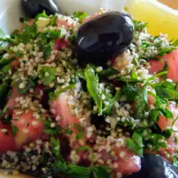 Tabbouleh with olives