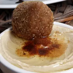 Dip with olive oil