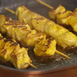 Skewers with cumin