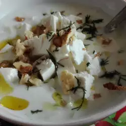 Cold Soup with Feta Cheese