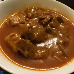 Stew with red wine