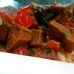 Beef Tongue with Peppers