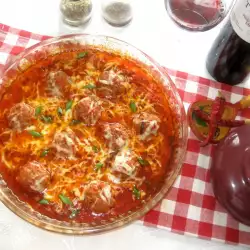 Meatballs with Sauce and Cheese