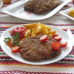 Schnitzels with mince