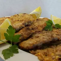Schnitzels with butter