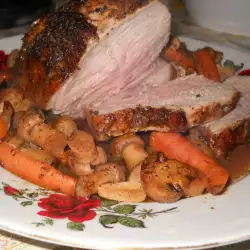 Roasted Beef with carrots